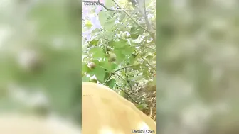 Village Lovers Making Out While He Films Her Dripping Wet Pussy