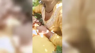 Village Lovers Making Out While He Films Her Dripping Wet Pussy
