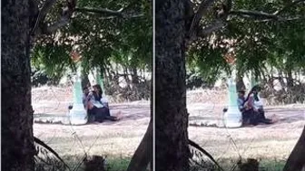 College Lovers Fucking Wild Outdoors Hiding From Everyone