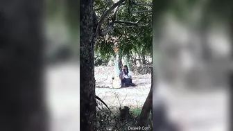 College Lovers Fucking Wild Outdoors Hiding From Everyone