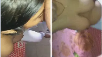 Busty Indian Wife Sucking Me Off Before Her Husband Comes Home