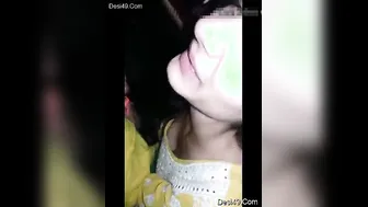 Sexy GF On Her Knees Sucking Dick In Their Bedroom