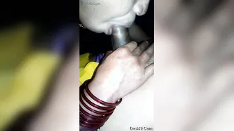 Bengali Wife On Her Knees Pleasuring Him In The Bedroom
