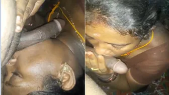 Horny Telugu Aunty Giving The Sloppiest Blowjob Ever Seen