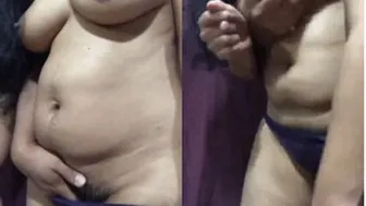 Horny Indian Wife Getting Fingered By Hubby On The Couch