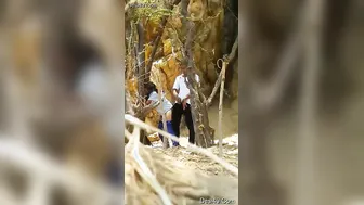 Desi College Couple Having Risky Outdoor Sex Behind Campus