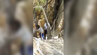 Desi College Couple Having Risky Outdoor Sex Behind Campus