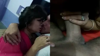 Hot Desi Couple Making Out Then She Sucks His Cock Passionately