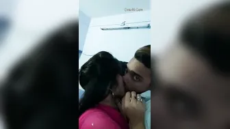 Hot Desi Couple Making Out Then She Sucks His Cock Passionately