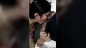Horny Bhabhi Sucking Brother In Law While Husband Is At Work