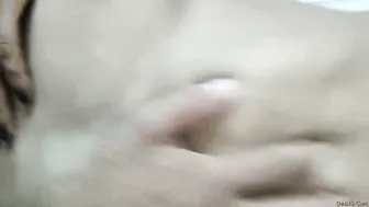 Horny Married Woman Taking His Cock Deep Down Her Throat Eagerly