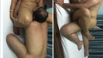 Married Bhabhi Getting Her Pussy Eaten By Lover In Hotel Room