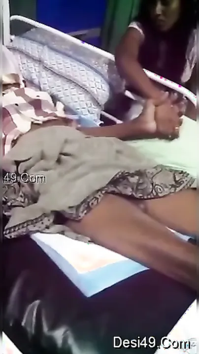 Elderly Patient Getting A Secret Handjob From Nurse At Night