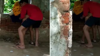 Young Guy Pounding Slutty Bhabhi From Behind In Doggy Style