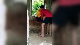 Young Guy Pounding Slutty Bhabhi From Behind In Doggy Style