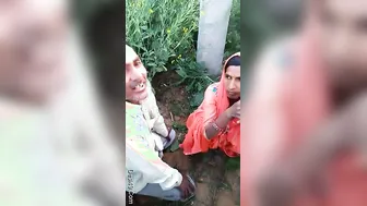 Cheating Wife Sneaking Outside For Rough Session With Lover