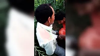 Cheating Wife Sneaking Outside For Rough Session With Lover