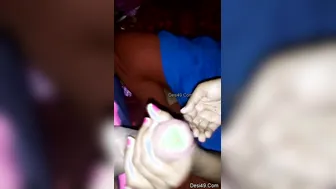 Young Desi GF Giving Me Sloppy Head In Bedroom Late Night