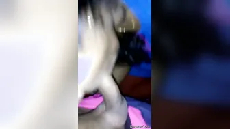 Young Desi GF Giving Me Sloppy Head In Bedroom Late Night