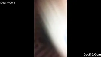 Aunty With Huge Boobs Stroking His Cock Till He Finishes Off