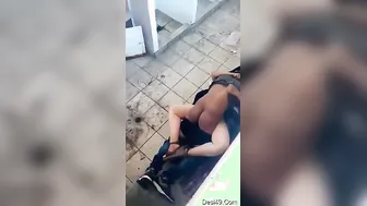 Local Slut Getting Destroyed By Paying Customer In Back Room