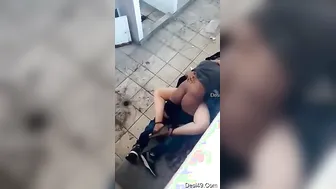 Local Slut Getting Destroyed By Paying Customer In Back Room