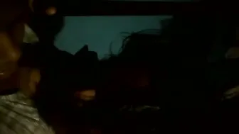 Village Couple Making Out And Sucking Tits Behind Closed Doors