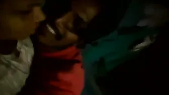 Village Couple Making Out And Sucking Tits Behind Closed Doors