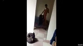 Desi College Girl On Her Knees Sucking His Cock Like A Slut