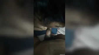 His Hot Wife Sucking Him Off Before Going To Work This Morning