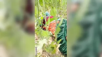 Village Slut Getting Railed Outdoors Behind The Old Farmhouse