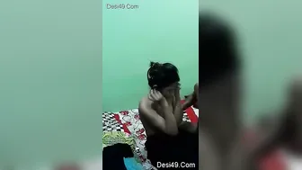 Young Couple Making Love And Fucking Hard In Private Bedroom