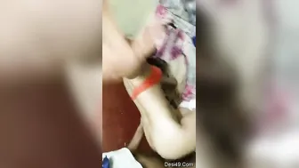 Young GF Getting Pounded Hard By Boyfriend In Hotel Room