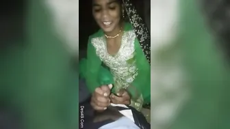 Indian Wife Deepthroating His Dick Early Morning Before Work