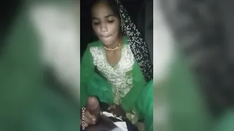 Indian Wife Deepthroating His Dick Early Morning Before Work