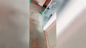 Village Wife Taking It Outside From Her Man Standing Position