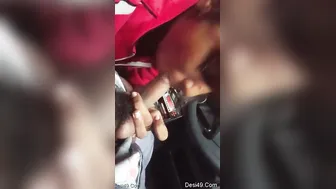 Nri GF Blowing Me In Backseat Parked In The Corner