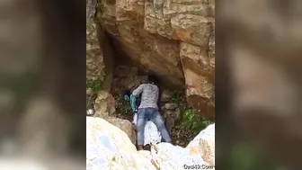 College Babe Sneaking Outside Campus Getting Banged By Boyfriend