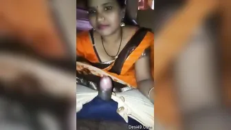 Married Bhabhi Sucking Her Lover Dry In Bedroom Session
