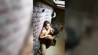 Young Couple Fucking Passionately In Locked Bedroom Today