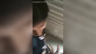 Young Sister Sucking Cock Roadside Then Getting Pounded By Him