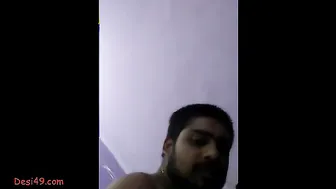 GF Jerking And Riding Her Lovers Dick In Hotel Tonight