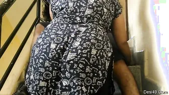 Daring Bhabhi Getting Fucked On Open Staircase By Her Hubby