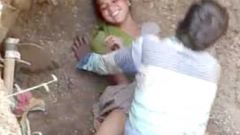 Village Couple Caught Fucking Intensely In Hidden Outdoor Spot