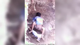 Village Couple Caught Fucking Intensely In Hidden Outdoor Spot