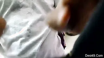 College GF Moaning As I Fuck Her In My Hostel Room Bed