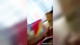 Husband Recording His Wife Beautiful Tits Bouncing On Camera