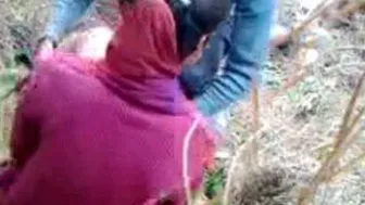Village Lovers Meeting Secretly Outdoors For Hot Jungle Fucking