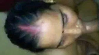 Sexy Maid Sucking My Cock Before Getting Fucked On The Couch