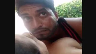 Village Couple Fucking Outdoors In The Fields After Dark